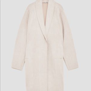 Zara Faux Suede Coat